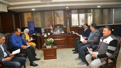 تفاصيل اجتماع محافظ الغربية مع رؤساء أحياء مركز ومدينة طنطا