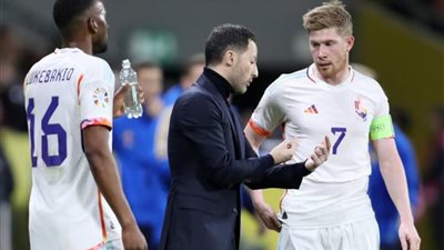 مدرب بلجيكا يعلن غياب دى بروين عن التوقف الدولى الحالى بسبب الإصابة 