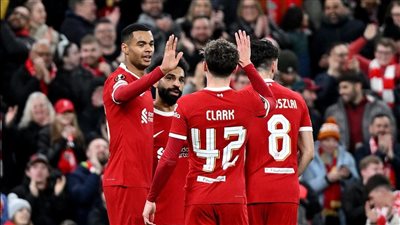 صلاح يسجل فى فوز ليفربول الكاسح ويحقق رقم قياسي جديد مع الريدز 