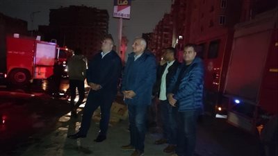 بالصور.. اخلاء عمارات مجاورة لستوديو الأهرام بعد حريقة