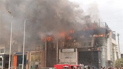 «ألبوم صور» يكشف حجم كارثة حريق مجمع البنوك‬⁩ بالقاهرة الجديدة