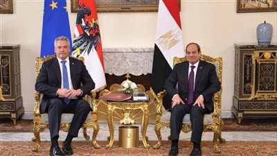 الرئيس السيسي يستقبل المستشار النمساوي على هامش القمة المصرية الأوروبية