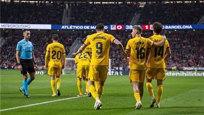 برشلونة يقسو علي الأتليتكو بثلاثية نظيفة في الدوري الإسباني 