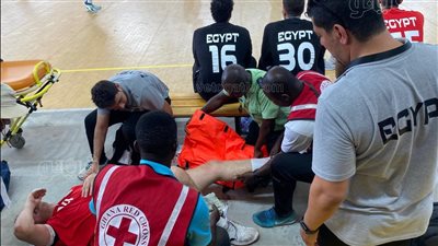 تفاصيل إصابة حسن صلاح نجم منتخب مصر لكرة اليد فى غانا 