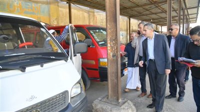 جولة مفاجئة لمحافظ الغربية لمتابعة الالتزام بالتعريفة الجديدة وتققد مواقف كفر الزيات وبسيون