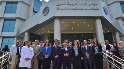 وفد فرنسي يزور عدة وحدات ومستشفيات تابعة لـ«الرعاية الصحية» بالإسماعيلية