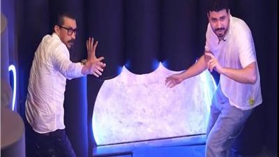 رعب وصراخ محمد أنور من كلب «رامز جاب من الآخر»: «قلبي هيقف»