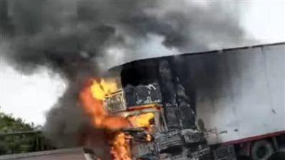 السيارة انشطرت نصفين.. مصرع شخصين في حادث تصادم أعلى الطريق الدائري بالمريوطية 