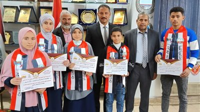 بالصور.. أشرف سلومة يعلن الفائزين في ختام مسابقة أوائل الطلبة للمرحلة الإعدادية