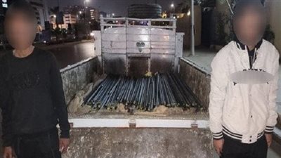 ضبط المتهمين بسرقة حديد تسليح من مول تحت الإنشاء بالقاهرة الجديدة