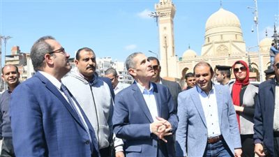 تفاصيل جولة محافظة الغربية ومسئول كبير بوزارة الإسكان بمحيط مسجد السيد البدوي 