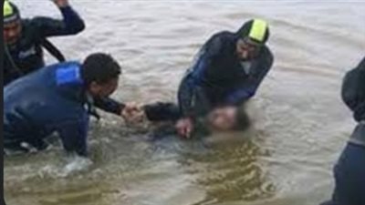 انتشال جثة شاب غرق في نهر النيل بمنشأة القناطر 