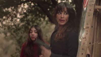 إصابة نادين نسيب نجيم وابنتها في حادث سير (صور)