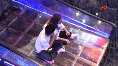 غرق إسراء عبد الفتاح في مياه «رامز جاب من الآخر».. وحمدي الميرغني ينقذها