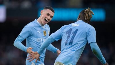 التشكيل الرسمي لمانشستر سيتي لمواجهة كريستال بالاس في الدوري الإنجليزي