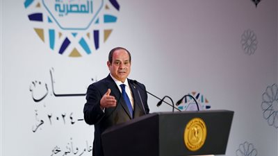 إرادة المصريون من حديد.. تفاصيل كلمة السيسي في حفل إفطار الأسرة المصرية