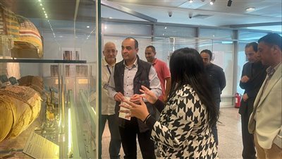 الأمين العام للمجلس الأعلى للآثار يتفقد الإدارة المركزية للمنافذ ومتحفي الآثار بمطار القاهرة الدولى