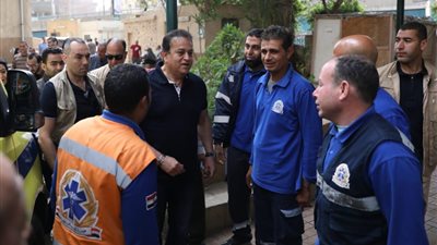 وزير الصحة يتفقد مستشفى بركة السبع المركزي بالمنوفية ويحيل المخالفات للتحقيق