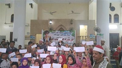 بالصور.. حفل تكريم حفظة القرآن الكريم بقرية بني خالد بسوهاج