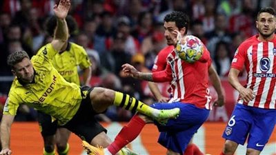 اتليتكو مدريد يهزم بوروسيا دورتموند فى ذهاب ربع نهائي دوري أبطال أوروبا 