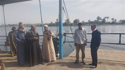 حملات تفتيشية على المراكب النيلية والمعديات بمراكز المنيا