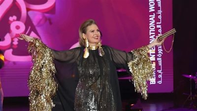 أول تعليق من يسرا بعد تكريمها في لبنان.. صور