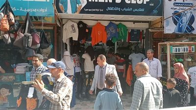 حملات مكثفة لرفع الإشغالات في 4 مراكز بالمنيا