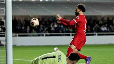 صلاح يسجل فى خروج ليفربول من الدوري الأوروبي أمام أتلانتا 