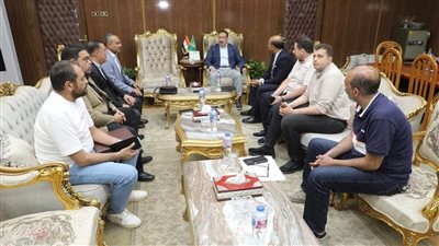 تفاصيل لقاء محافظ المنوفية بوفد من وزارة البيئة