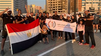 بعثة مصر تفوز بذهبية بطولة الشرق الأوسط لقوارب التنين في الشارقة