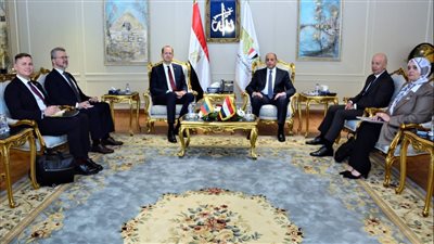 وزير الطيران يبحث مع وزير النقل والاتصالات بجمهورية ليتوانيا أوجه التعاون المشترك في مجـال النقـل الجوي