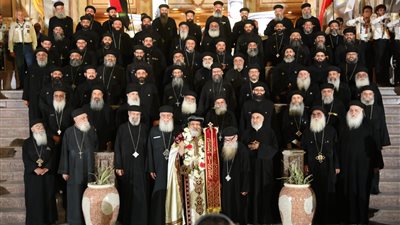 تفاصيل احتفال إيباراشية حلوان بتجليس الأنبا ميخائيل (صور)