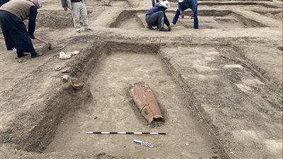 الكشف بقايا استراحة ملكية محصنة بتل حبوة بشمال سيناء