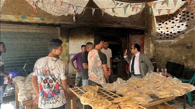 جهاز حماية المستهلك يشن حملة رقابية مُوسعة على المخابز السياحية بالعبور (صور)