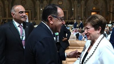 مدبولى يلتقى كريستالينا جورجيفا المدير العام لصندوق النقد الدولي 