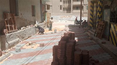 متابعة أعمال رصف ورفع كفاءة شوارع مركزي سمالوط والمنيا