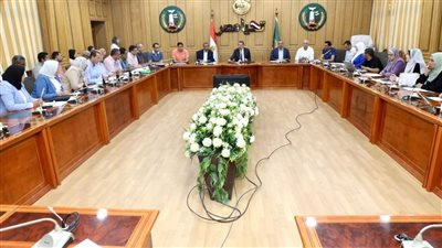 اجتماع موسع لمحافظ المنوفية لمناقشة الاستعدادات النهائية لبدء تلقى طلبات التصالح