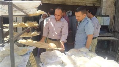حملات تموينية مستمرة لضبط الأسواق والمخابز البلدى في المنيا 