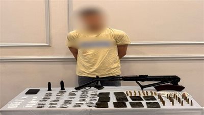 ضبط تاجر الكيف قبل ترويج كوكتيل مخدرات في ديرب نجم بالشرقية