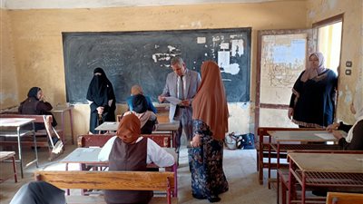  انطلاق امتحانات الفصل الدراسي الثاني لصفوف النقل بالغربية (صور)