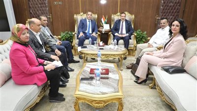 لبحث إقامة مشروعات استثمارية بالمنطقة الصناعية بقويسنا.. تفاصيل لقاء محافظ المنوفية بوفد سيرلانكى