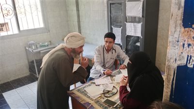 قافلة طبية مجانية ضمن المبادرة الرئاسية حياة كريمةبمركز مطاي في المنيا 
