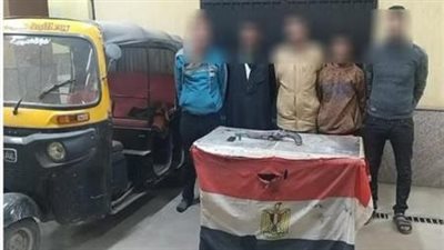 سقوط تشكيل عصابى لسرقة المارة يتزعمه سائق توك توك فى حلوان