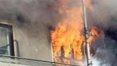 مصرع شخصين في حريق شقة سكنية بمنشأة القناطر 