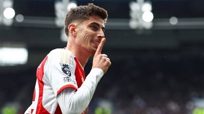 هافيرتز يقود تشكيل الارسنال أمام اليونايتد في الدوري الإنجليزي