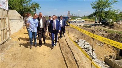 أبوليمون يتابع أعمال توسعات مدرستى كفر داود للتعليم الأساسي 