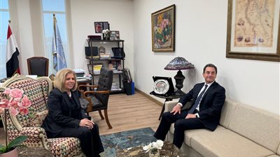 تفاصيل زيارة السفير الفرنسي للقومي لحقوق الإنسان يستقبل السفير الفرنسي 