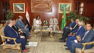 تفاصيل لقاء رئيس جامعة المنوفية ووفد من بنك مصر