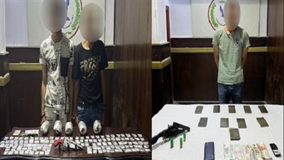 ضبط 4 تجار مخدرات قبل إغراق سوق الكيف بكميات كبيرة في القاهرة|صور