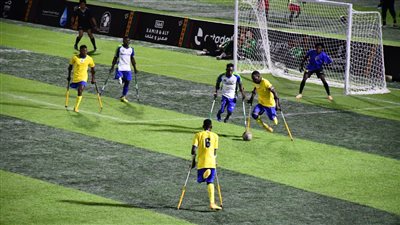 وزير الرياضة يشهد جانب من فعاليات بطولة إفريقيا لكرة القدم الساق الواحدة